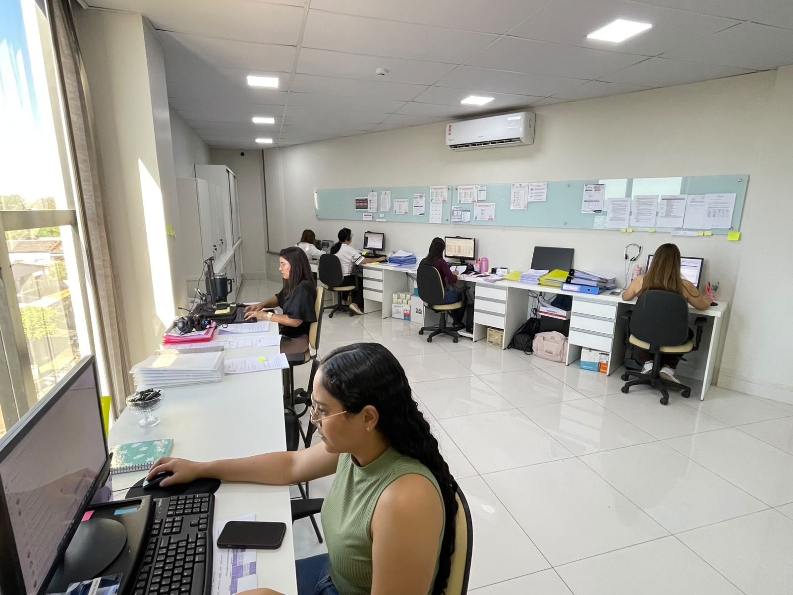 Sala de operação dos estudos clínicos